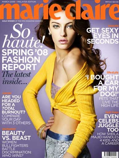 Marie Claire  march 2008